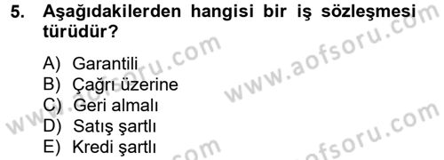 Ön Muhasebe Yazılımları Ve Kullanımı Dersi 2012 - 2013 Yılı (Final) Dönem Sonu Sınav Soruları 5. Soru