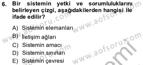 Ön Muhasebe Yazılımları Ve Kullanımı Dersi 2013 - 2014 Yılı (Vize) Ara Sınav Soruları 6. Soru