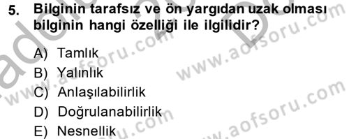 Ön Muhasebe Yazılımları Ve Kullanımı Dersi 2013 - 2014 Yılı (Final) Dönem Sonu Sınav Soruları 5. Soru