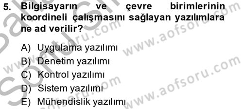 Ön Muhasebe Yazılımları Ve Kullanımı Dersi 2014 - 2015 Yılı (Final) Dönem Sonu Sınav Soruları 5. Soru
