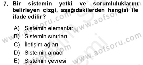 Ön Muhasebe Yazılımları Ve Kullanımı Dersi 2015 - 2016 Yılı (Vize) Ara Sınav Soruları 7. Soru