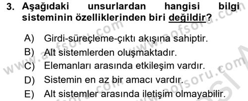 Ön Muhasebe Yazılımları Ve Kullanımı Dersi 2016 - 2017 Yılı (Final) Dönem Sonu Sınav Soruları 3. Soru