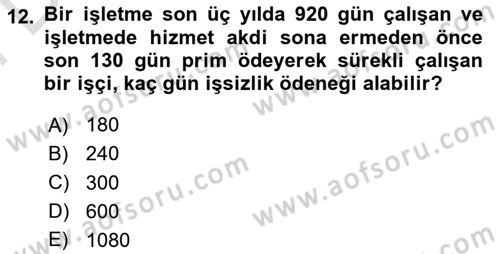 Ön Muhasebe Yazılımları Ve Kullanımı Dersi 2021 - 2022 Yılı (Final) Dönem Sonu Sınav Soruları 12. Soru
