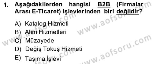 Dış Ticaret İşlemlerinin Muhasebeleştirilmesi Dersi 2014 - 2015 Yılı (Final) Dönem Sonu Sınavı 1. Soru