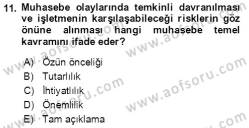 Dış Ticaret İşlemlerinin Muhasebeleştirilmesi Dersi 2017 - 2018 Yılı (Vize) Ara Sınav Soruları 11. Soru