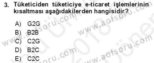 Dış Ticaret İşlemlerinin Muhasebeleştirilmesi Dersi 2018 - 2019 Yılı (Final) Dönem Sonu Sınavı 3. Soru