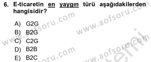 Dış Ticaret İşlemlerinin Muhasebeleştirilmesi Dersi 2024 - 2025 Yılı (Vize) Ara Sınav Soruları 6. Soru