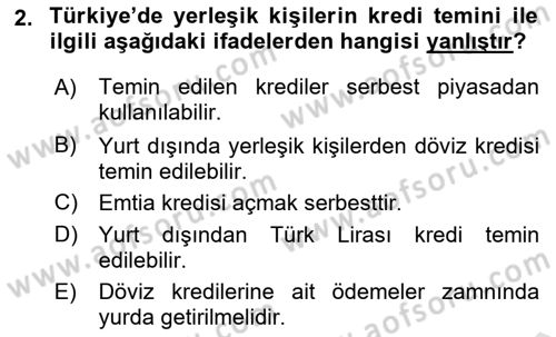 Dış Ticaret İşlemlerinin Muhasebeleştirilmesi Dersi 2025 - 2026 Yılı (Vize) Ara Sınav Soruları 2. Soru