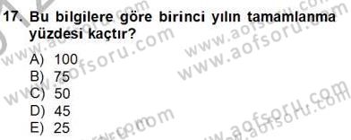 İnşaat ve Gayrimenkul Muhasebesi Dersi 2012 - 2013 Yılı (Final) Dönem Sonu Sınav Soruları 4. Soru