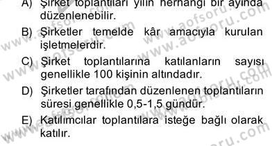Konaklama İşletmelerinde Muhasebe Uygulamaları Dersi 2013 - 2014 Yılı (Vize) Ara Sınav Soruları 4. Soru