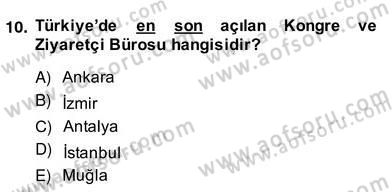 Konaklama İşletmelerinde Muhasebe Uygulamaları Dersi 2013 - 2014 Yılı (Vize) Ara Sınav Soruları 8. Soru