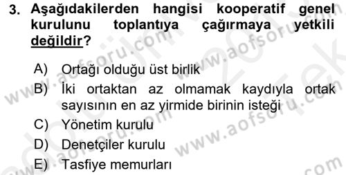 Şirketler Muhasebesi Dersi 2015 - 2016 Yılı Tek Ders Sınav Soruları 3. Soru