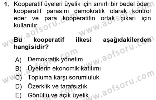 Şirketler Muhasebesi Dersi 2016 - 2017 Yılı (Vize) Ara Sınav Soruları 1. Soru