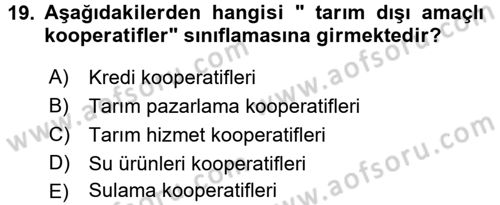 Şirketler Muhasebesi Dersi 2017 - 2018 Yılı 3 Ders Sınav Soruları 19. Soru