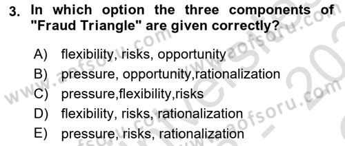 Accounting 1 Dersi 2023 - 2024 Yılı Yaz Okulu Sınav Soruları 3. Soru