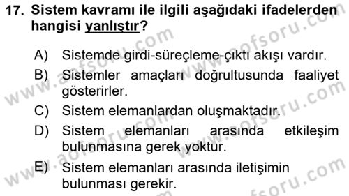 Havacılık İşletmelerinde Muhasebe Uygulamaları Dersi 2024 - 2025 Yılı (Vize) Ara Sınav Soruları 17. Soru