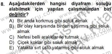 Okulöncesinde Müzik Eğitimi 1 Dersi 2012 - 2013 Yılı (Final) Dönem Sonu Sınav Soruları 8. Soru