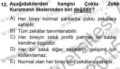 Okulöncesinde Müzik Eğitimi 1 Dersi Ara Sınavı Deneme Sınav Soruları 12. Soru
