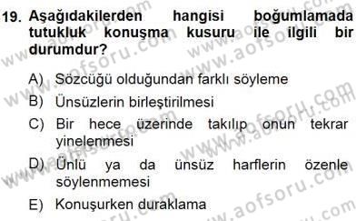 Okulöncesinde Müzik Eğitimi 1 Dersi Ara Sınavı Deneme Sınav Soruları 19. Soru