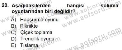 Okulöncesinde Müzik Eğitimi 1 Dersi Ara Sınavı Deneme Sınav Soruları 20. Soru