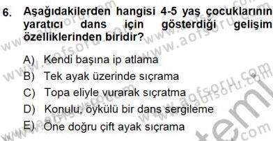 Okulöncesinde Müzik Eğitimi 1 Dersi 2014 - 2015 Yılı (Final) Dönem Sonu Sınav Soruları 6. Soru