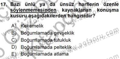 Okulöncesinde Müzik Eğitimi 1 Dersi Ara Sınavı Deneme Sınav Soruları 17. Soru