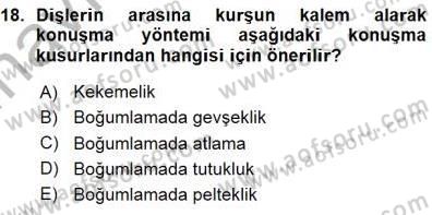 Okulöncesinde Müzik Eğitimi 1 Dersi Ara Sınavı Deneme Sınav Soruları 18. Soru
