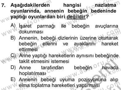 Okulöncesinde Müzik Eğitimi 2 Dersi 2013 - 2014 Yılı (Vize) Ara Sınav Soruları 7. Soru