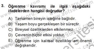 Okulöncesinde Müzik Eğitimi 2 Dersi 2013 - 2014 Yılı (Final) Dönem Sonu Sınav Soruları 3. Soru