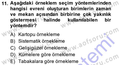 Muhasebe Denetimi Dersi 2013 - 2014 Yılı (Final) Dönem Sonu Sınav Soruları 11. Soru