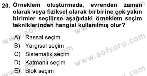 Muhasebe Denetimi Dersi 2018 - 2019 Yılı Yaz Okulu Sınav Soruları 20. Soru