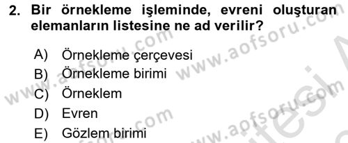 Muhasebe Denetimi Dersi 2019 - 2020 Yılı (Final) Dönem Sonu Sınavı 2. Soru