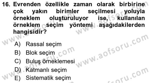 Muhasebe Denetimi Dersi 2021 - 2022 Yılı Yaz Okulu Sınav Soruları 16. Soru