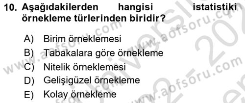 Muhasebe Denetimi Dersi 2022 - 2023 Yılı (Final) Dönem Sonu Sınav Soruları 10. Soru