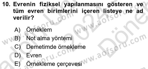 Muhasebe Denetimi Dersi 2024 - 2025 Yılı (Final) Dönem Sonu Sınav Soruları 10. Soru