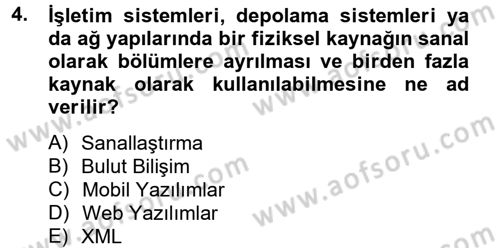 Muhasebe Yazılımları Dersi 2013 - 2014 Yılı Tek Ders Sınav Soruları 4. Soru