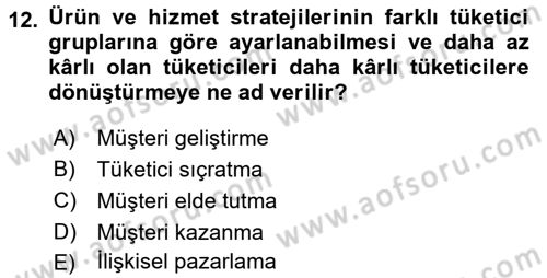 Muhasebe Yazılımları Dersi 2016 - 2017 Yılı 3 Ders Sınavı 12. Soru