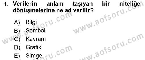 Muhasebe Yazılımları Dersi 2017 - 2018 Yılı (Final) Dönem Sonu Sınavı 1. Soru