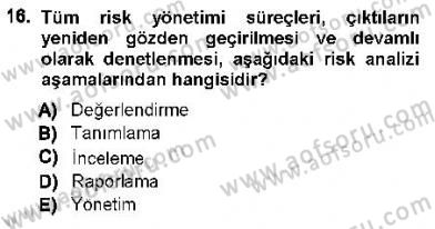 Güvenlik Sistemleri Dersi 2012 - 2013 Yılı (Vize) Ara Sınav Soruları 16. Soru