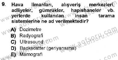 Güvenlik Sistemleri Dersi 2012 - 2013 Yılı (Vize) Ara Sınav Soruları 9. Soru