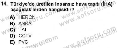 Güvenlik Sistemleri Dersi 2012 - 2013 Yılı (Final) Dönem Sonu Sınav Soruları 14. Soru