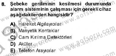 Güvenlik Sistemleri Dersi 2013 - 2014 Yılı (Vize) Ara Sınav Soruları 8. Soru
