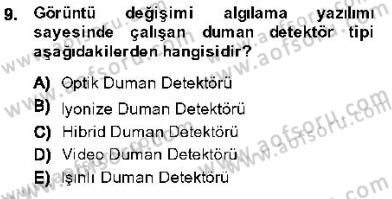 Güvenlik Sistemleri Dersi 2013 - 2014 Yılı (Vize) Ara Sınav Soruları 9. Soru