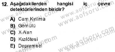 Güvenlik Sistemleri Dersi 2013 - 2014 Yılı (Final) Dönem Sonu Sınav Soruları 12. Soru