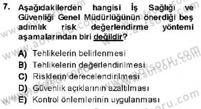 Güvenlik Sistemleri Dersi 2013 - 2014 Yılı (Final) Dönem Sonu Sınav Soruları 7. Soru