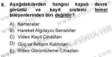 Güvenlik Sistemleri Dersi 2014 - 2015 Yılı (Final) Dönem Sonu Sınav Soruları 8. Soru