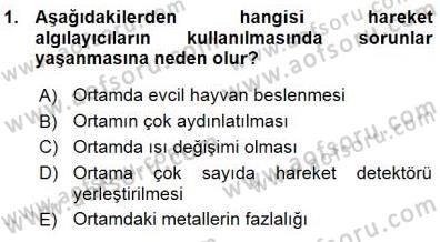 Güvenlik Sistemleri Dersi 2015 - 2016 Yılı (Vize) Ara Sınav Soruları 1. Soru