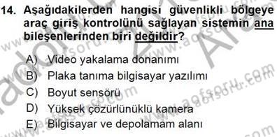 Güvenlik Sistemleri Dersi 2015 - 2016 Yılı (Vize) Ara Sınav Soruları 14. Soru