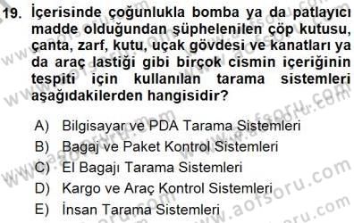 Güvenlik Sistemleri Dersi 2015 - 2016 Yılı (Vize) Ara Sınav Soruları 19. Soru