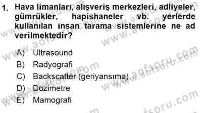 Güvenlik Sistemleri Dersi 2015 - 2016 Yılı (Final) Dönem Sonu Sınav Soruları 1. Soru